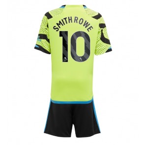 Lacne Dětský Futbalové dres Arsenal Emile Smith Rowe #10 2023-24 Krátky Rukáv - Preč (+ trenírky)